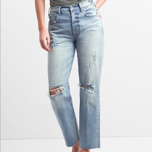 Gap Cone Denim high rise wide straight jeans  TALL